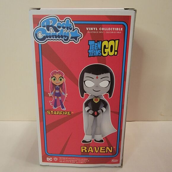 Vinyl Collectibles Teen Titans Go! RAVEN Blank Eyes Toys R Us Exclusive NIB - Picture 3 of 4